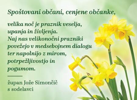 velikonočno voščilo