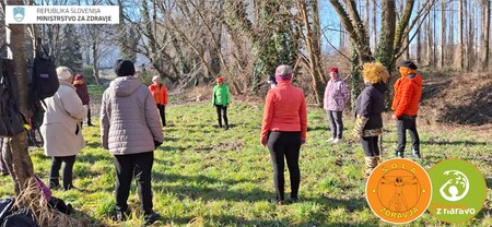 Vadba Dihamo z naravo (Foto: Arhiv Društva Šola zdravja)