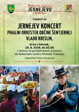 OBCINA_SENTJERNEJ_Jernejevo_2026_Jernejev_koncert_OGLAS_210x297mm