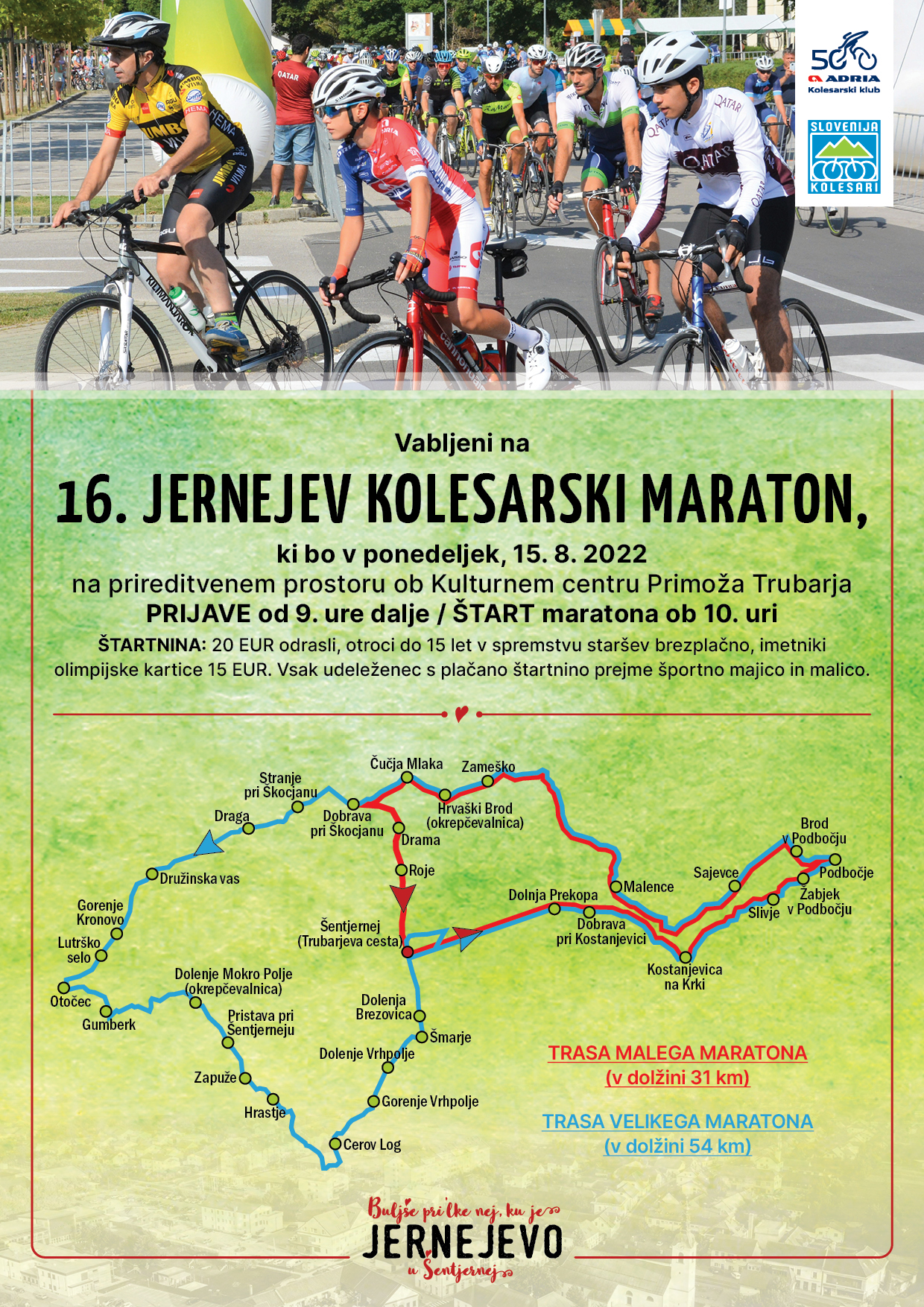 OBCINA_SENTJERNEJ_Jernejevo_2022_OGLAS_Kolesarski_maraton_210x297mm_final