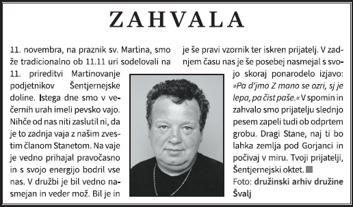 Zahvala